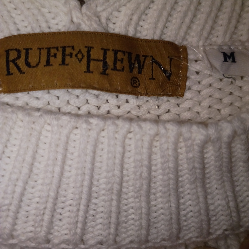 Ruff Hewn White Long Sleeve Dress